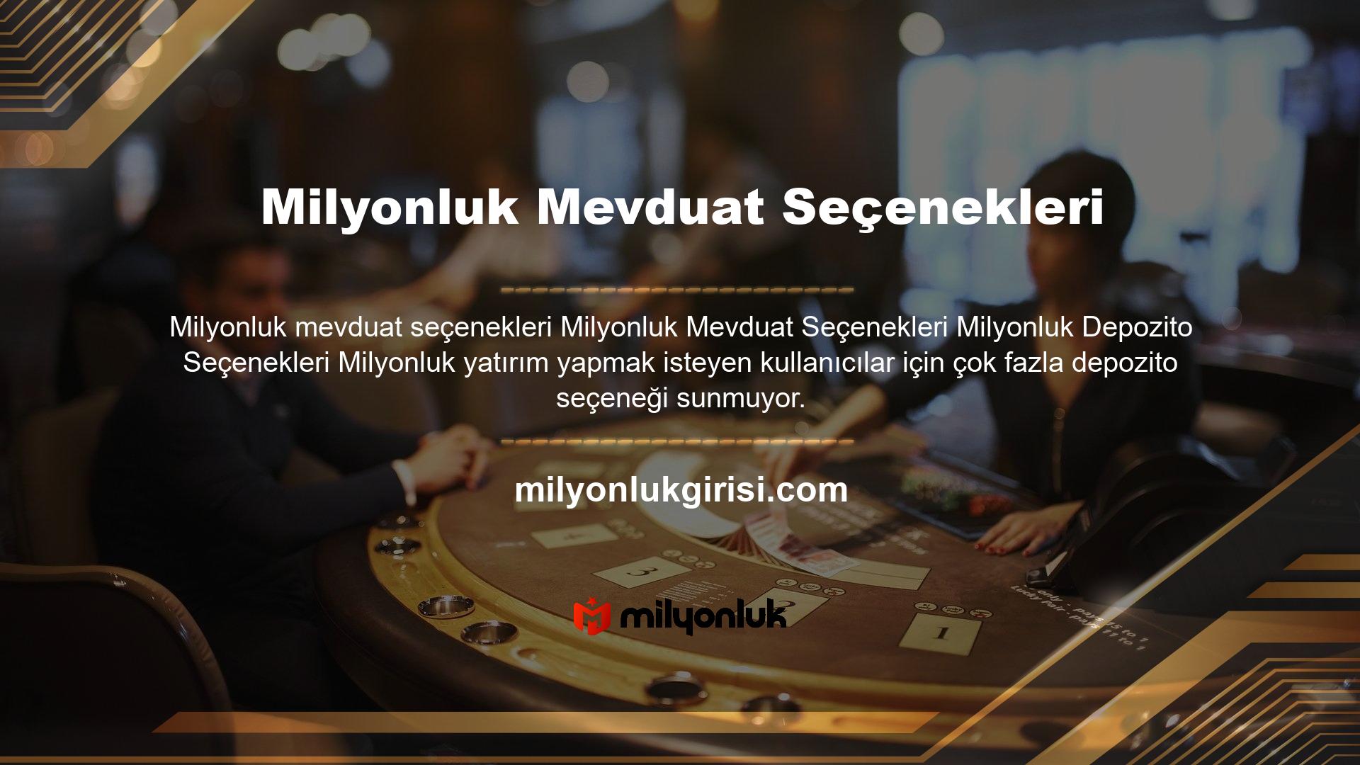 Bu site genellikle depozito alternatiflerine eklenir